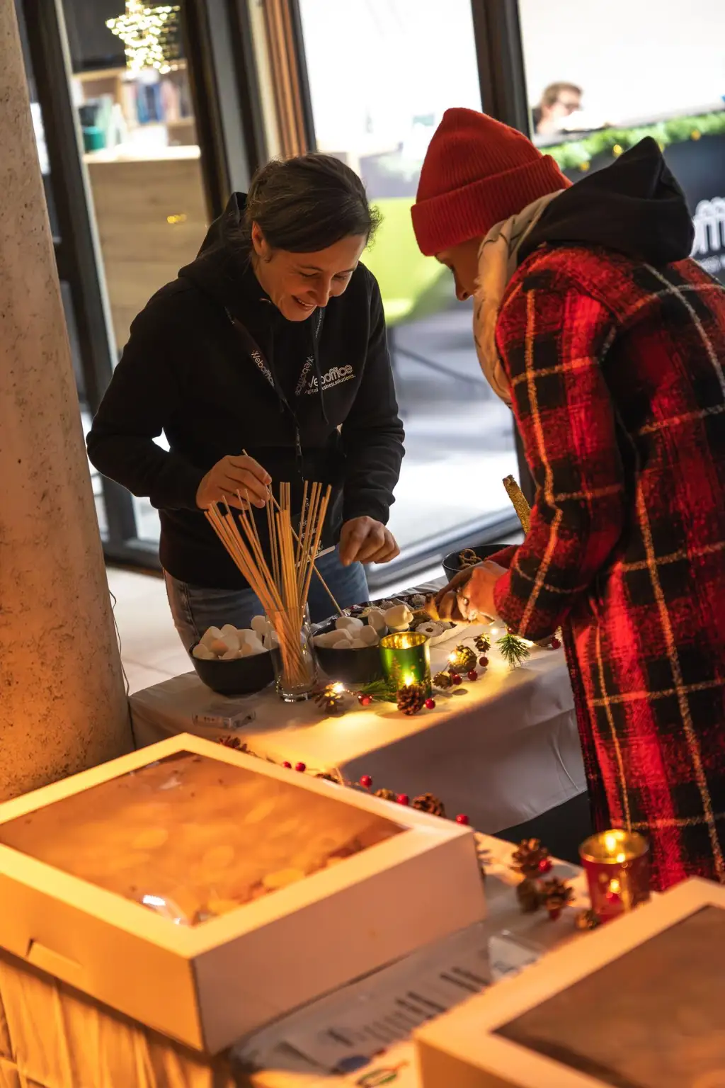 Marshmallows beim Weboffice Event Marshmallows beim Weboffice Event