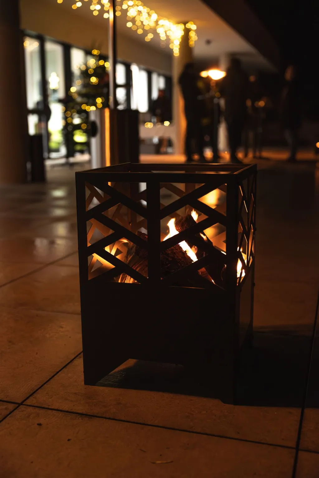 Winterstimmung auf der Dachterrasse Winterstimmung auf der Dachterrasse